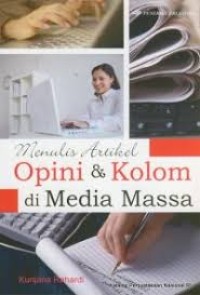 Image of Menulis Artikel Opini & Kolom Di Media Massa