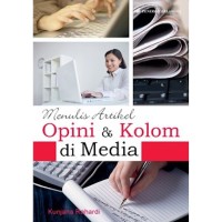 Image of Menulis Artikel Opini & Kolom di Media Massa