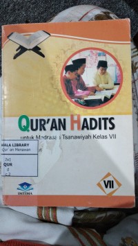 Image of Qur'an Hadits: untuk MTs Kelas VII